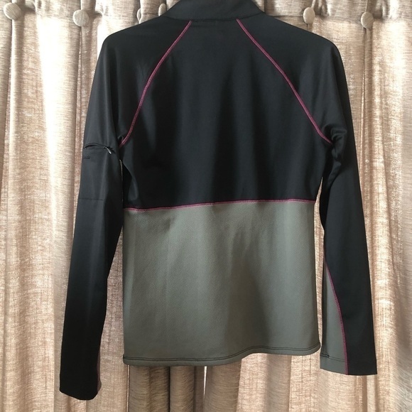 Fila Quarter Zip Black Logo Lightweight Sweatshirt - Picture 6 of 7